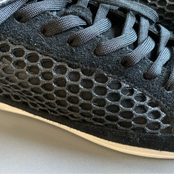 Crime London 🇬🇧 Sneaker Suede Glittery Mesh EU Size 40 US Size 9.5 - Picture 5 of 10